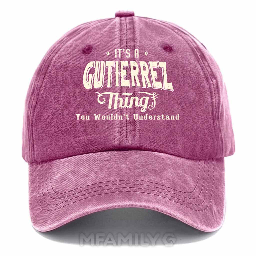 Gutierrez Thing Washed Baseball Cap