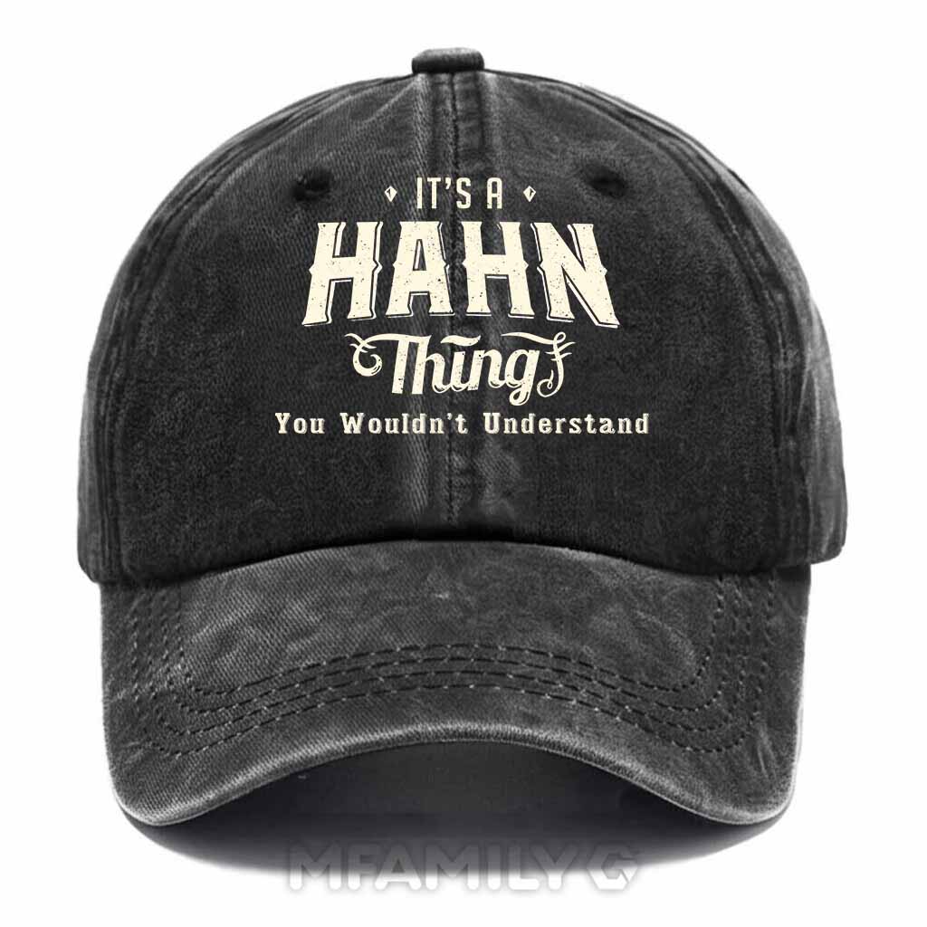 Hahn Thing Washed Baseball Cap