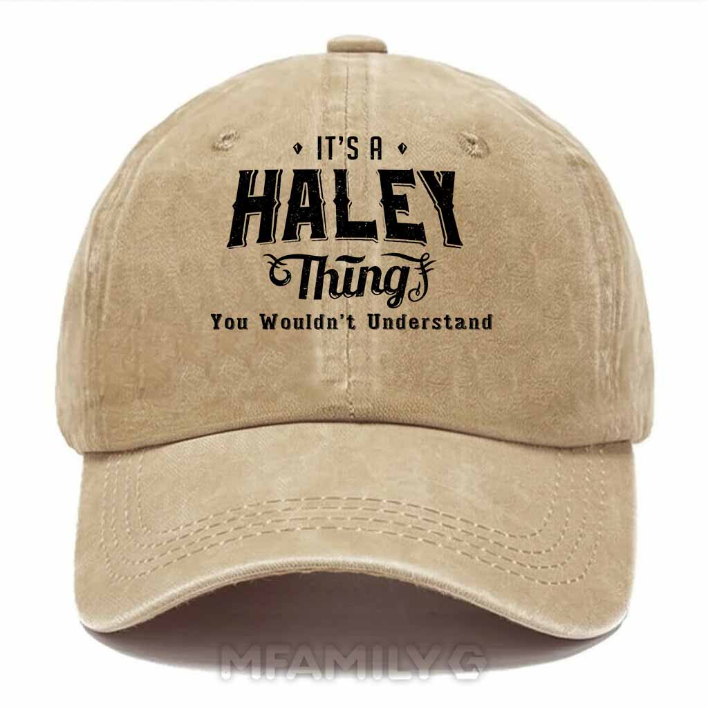 Haley Thing Washed Baseball Cap