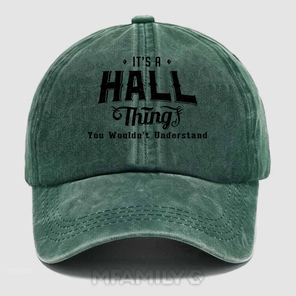 Hall Thing Washed Baseball Cap