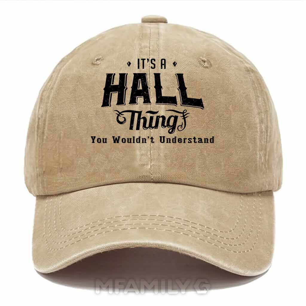 Hall Thing Washed Baseball Cap