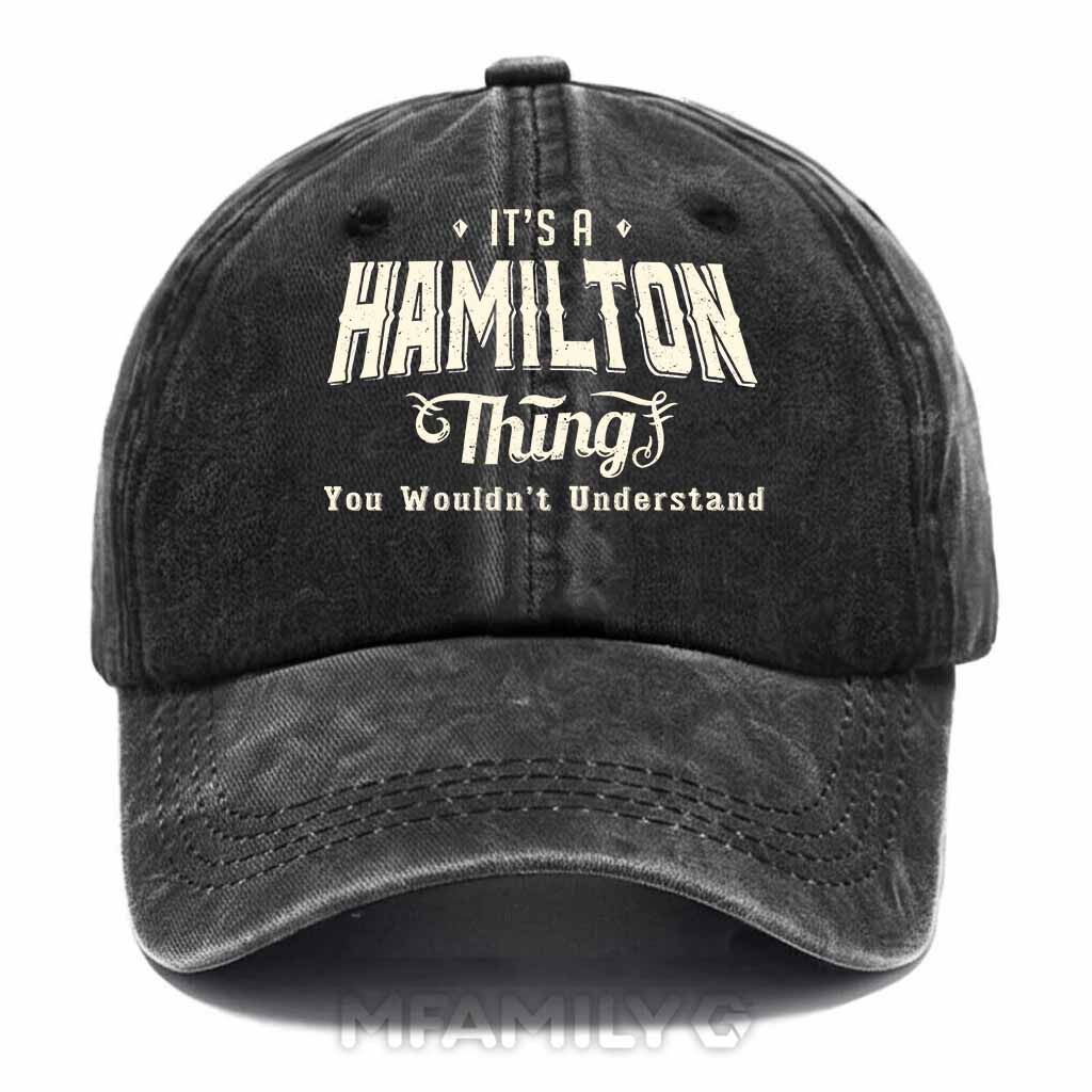 Hamilton Thing Washed Baseball Cap