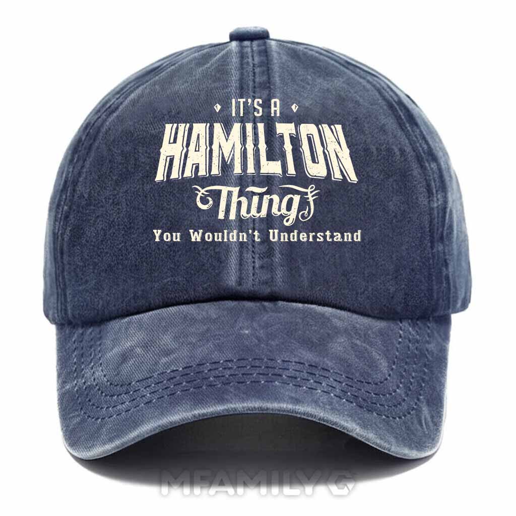 Hamilton Thing Washed Baseball Cap