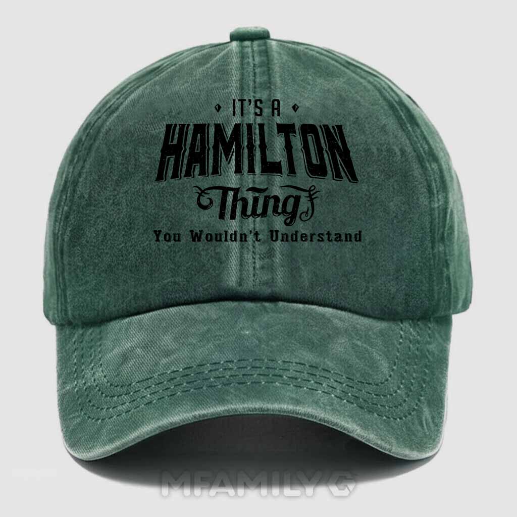 Hamilton Thing Washed Baseball Cap