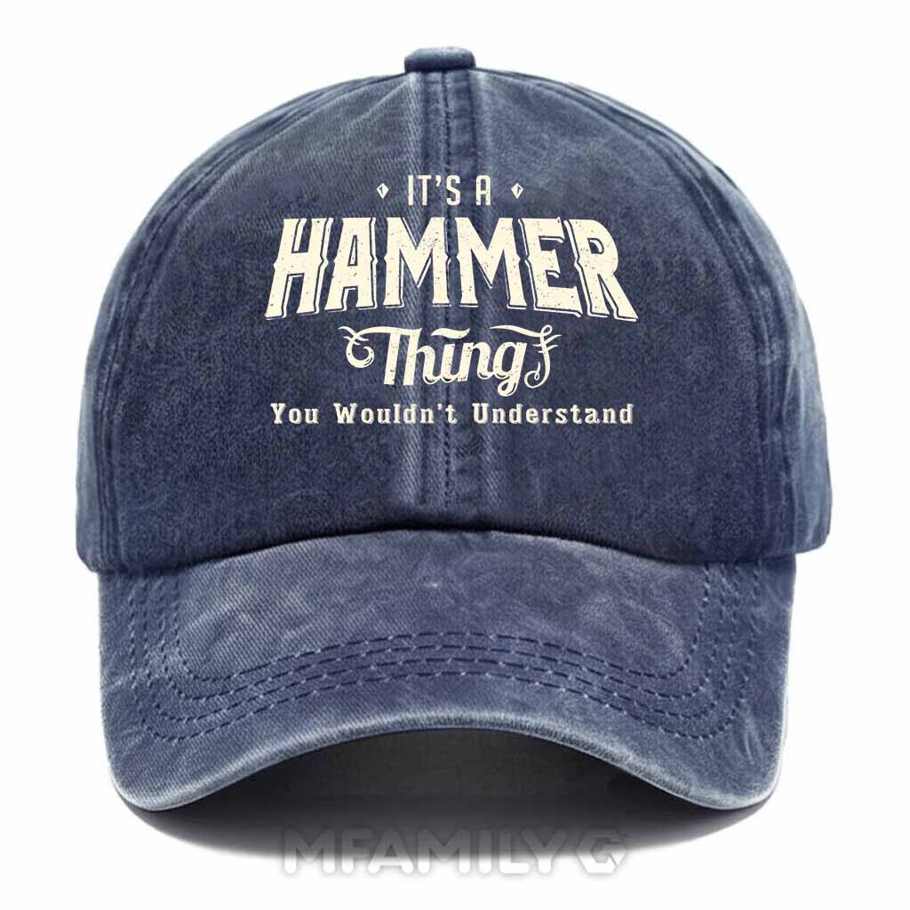 Hammer Thing Washed Baseball Cap