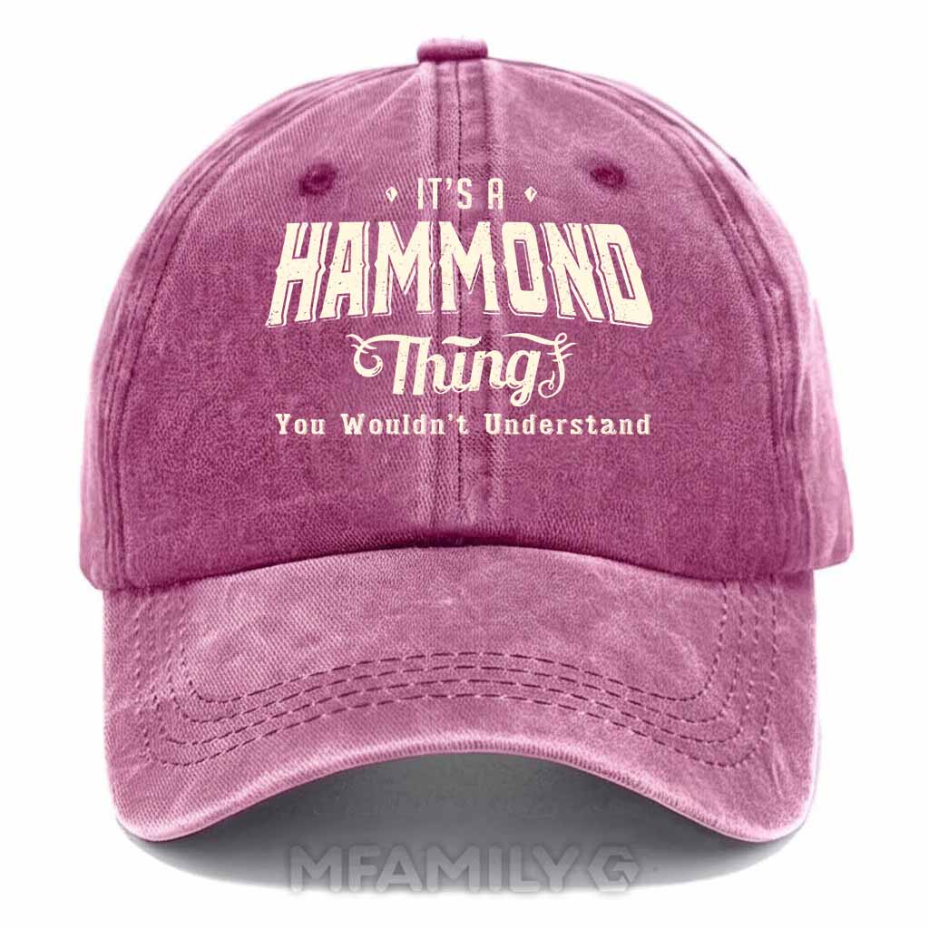 Hammond Thing Washed Baseball Cap