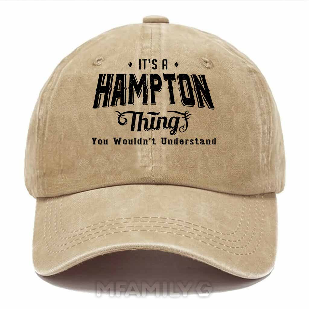 Hampton Thing Washed Baseball Cap