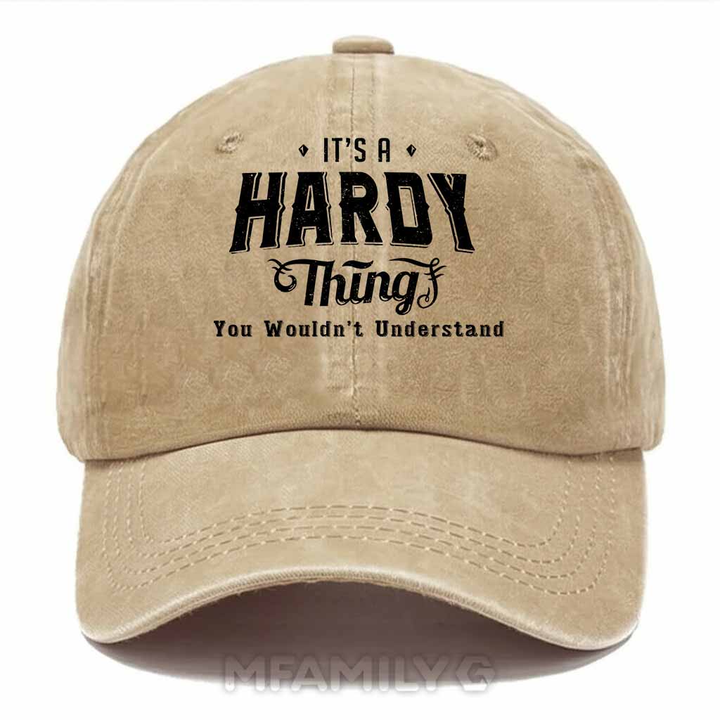 Hardy Thing Washed Baseball Cap
