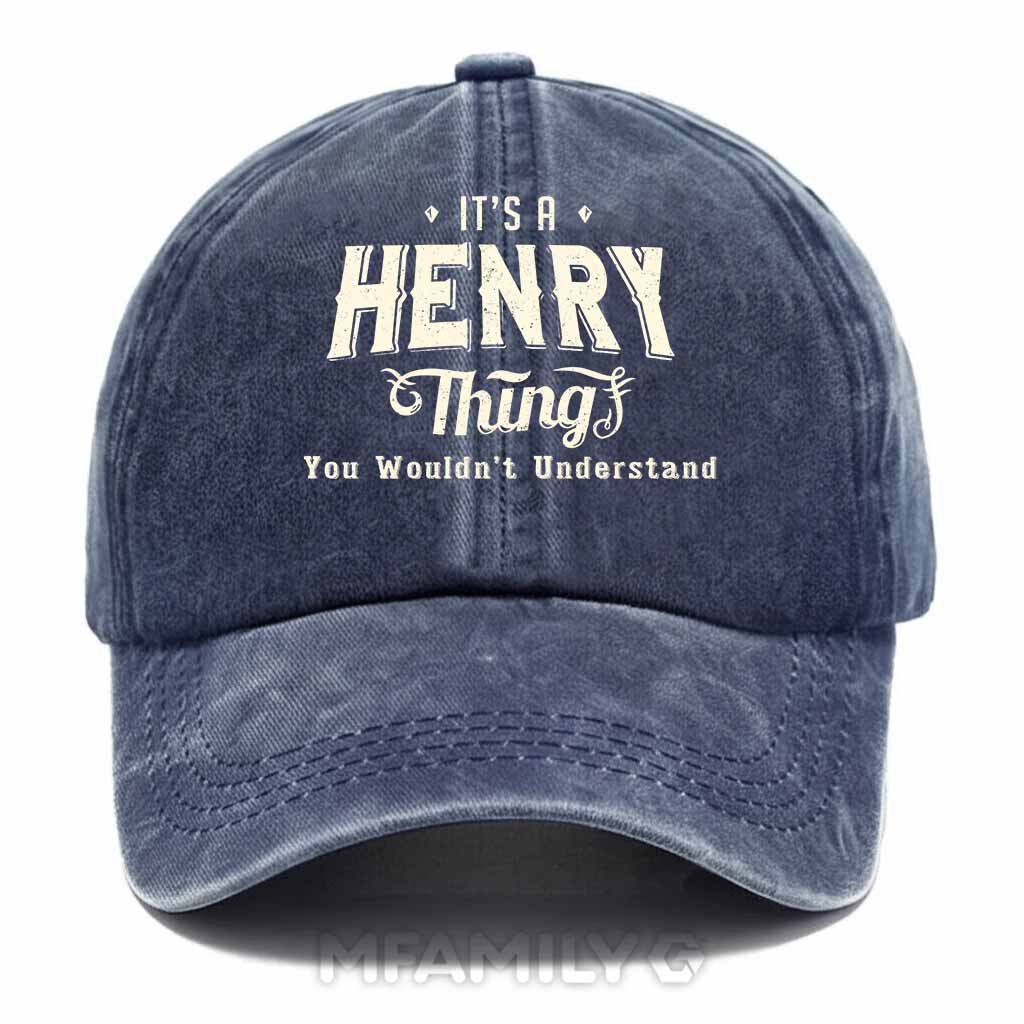 Henry Thing Washed Baseball Cap