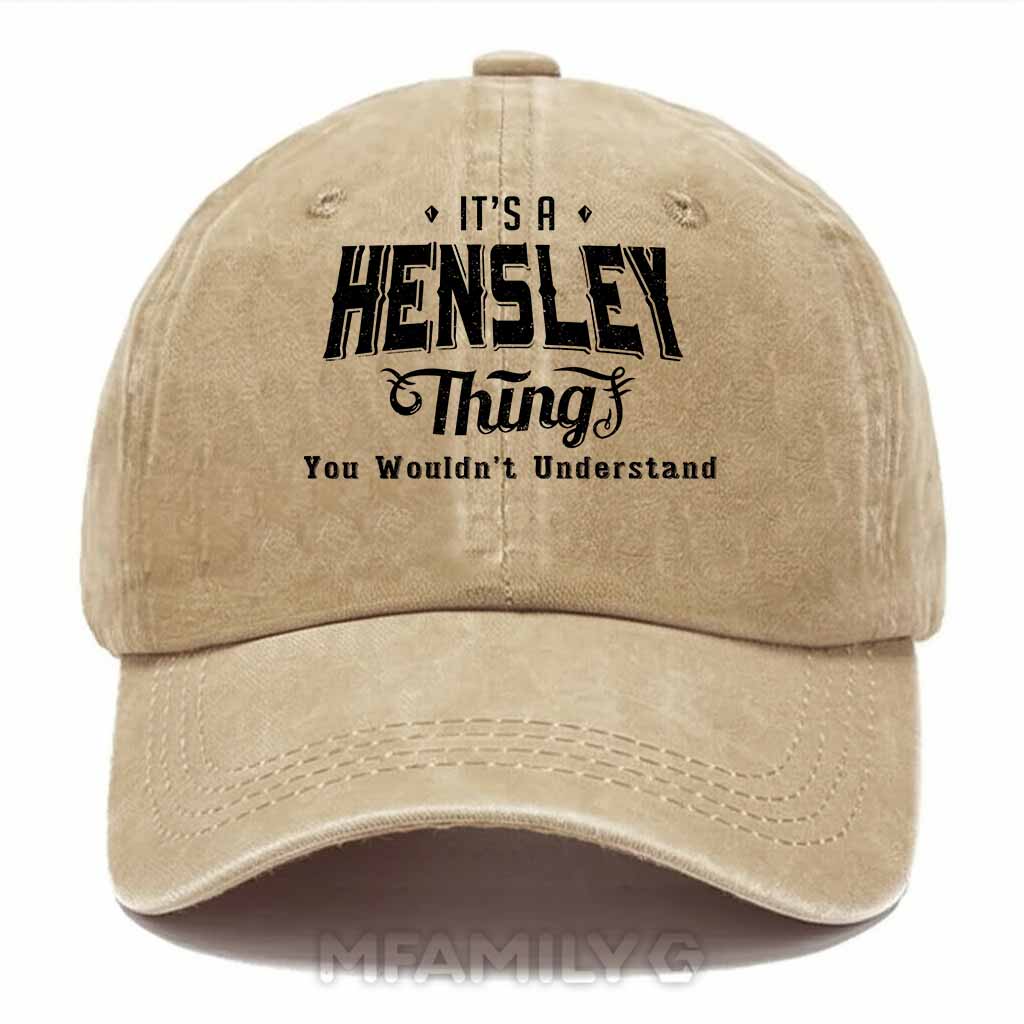 Hensley Thing Washed Baseball Cap