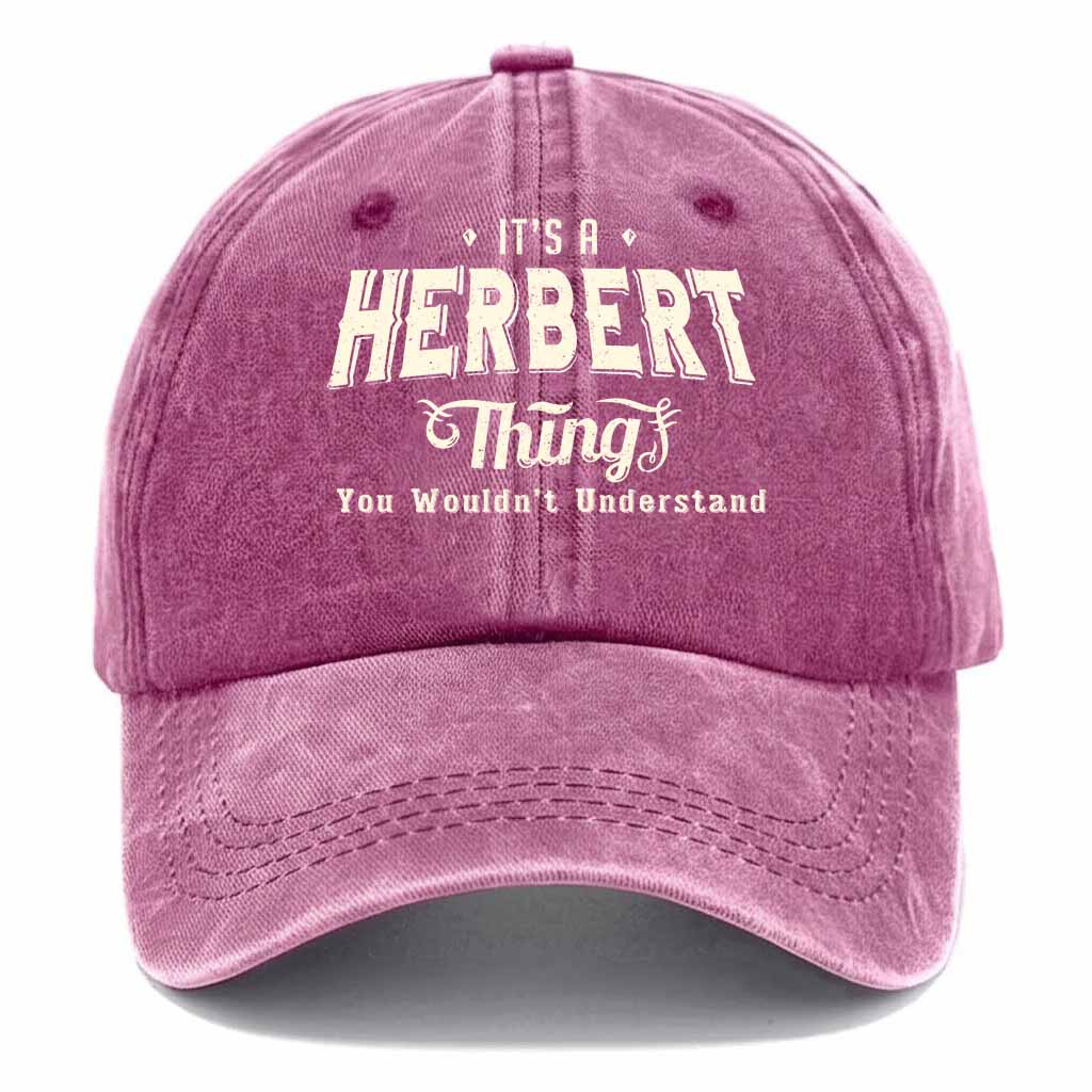 Herbert Thing Washed Baseball Cap