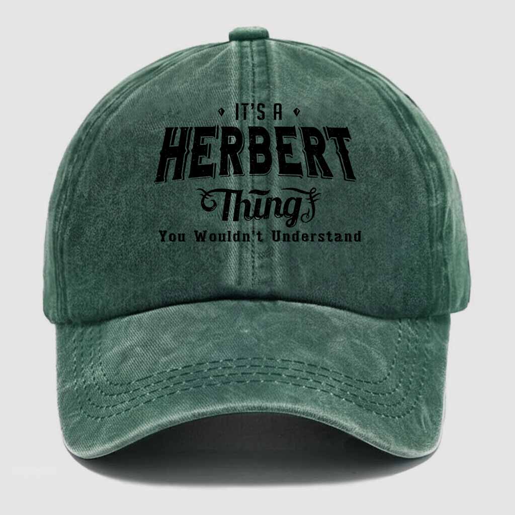 Herbert Thing Washed Baseball Cap