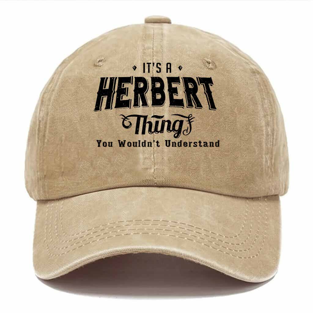 Herbert Thing Washed Baseball Cap