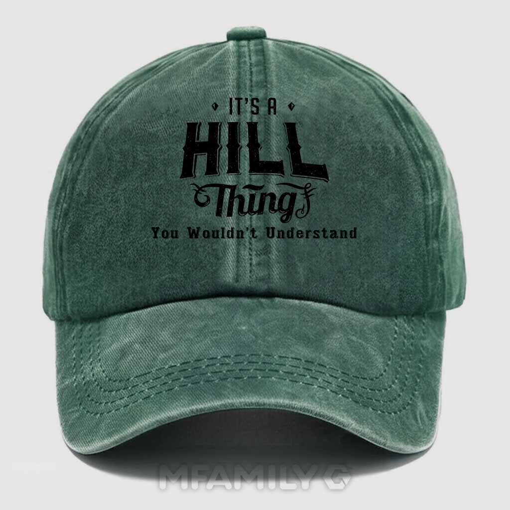 Hill Thing Washed Baseball Cap