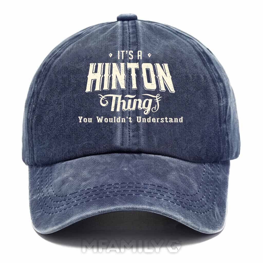 Hinton Thing Washed Baseball Cap