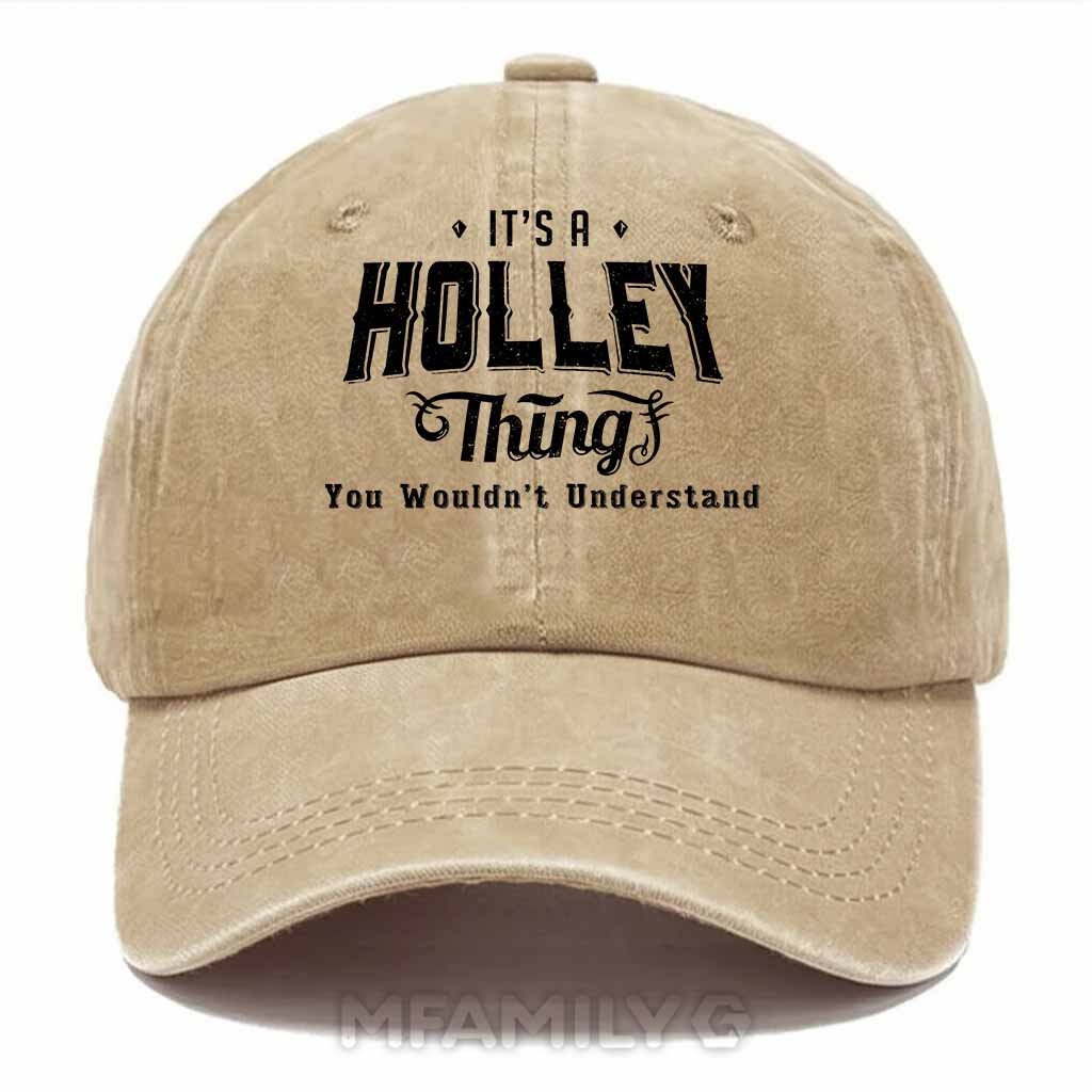 Holley Thing Washed Baseball Cap