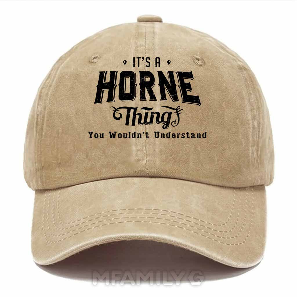 Horne Thing Washed Baseball Cap