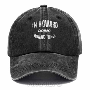 Howard Doing Howard Things Washed Baseball Cap