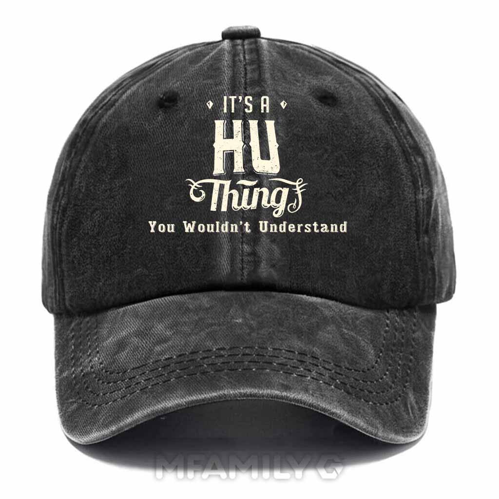 Hu Thing Washed Baseball Cap