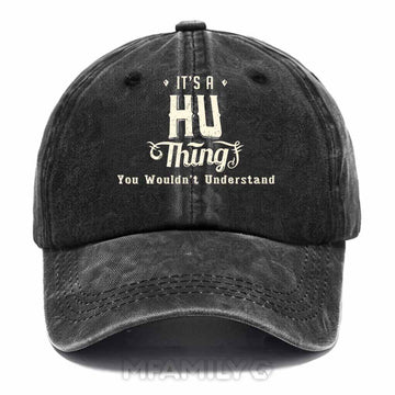 Hu Thing Washed Baseball Cap