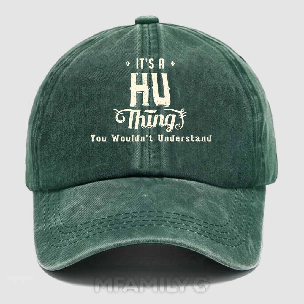 Hu Thing Washed Baseball Cap