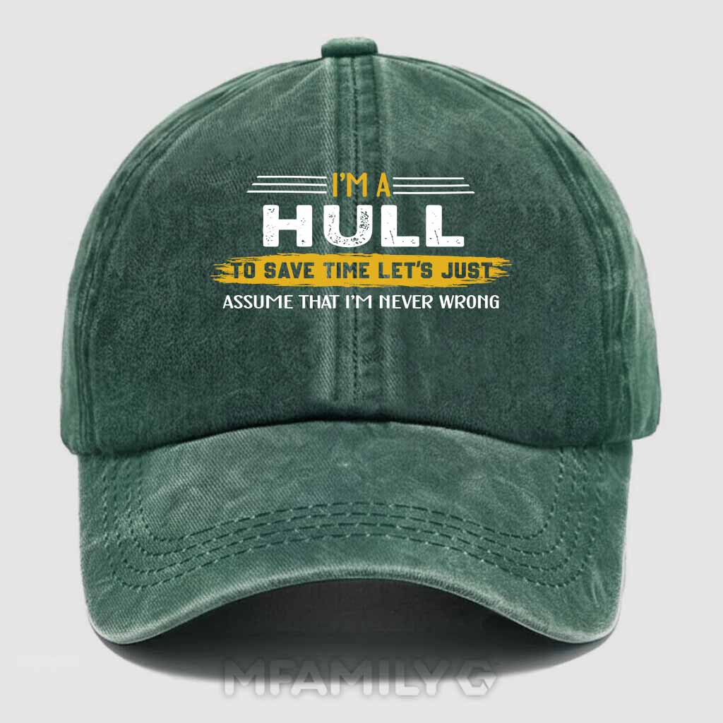 Hull Never Wrong Washed Baseball Cap