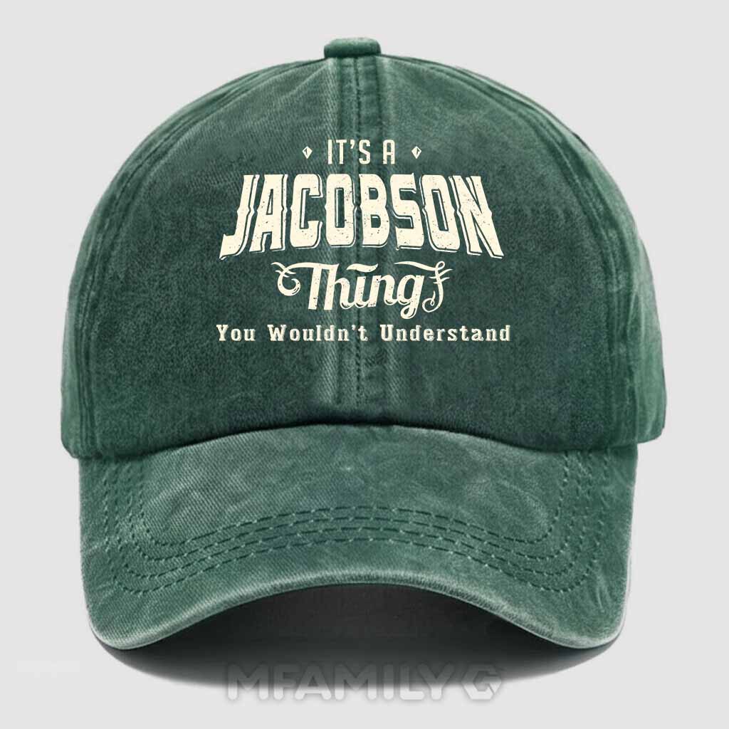 Jacobson Thing Washed Baseball Cap