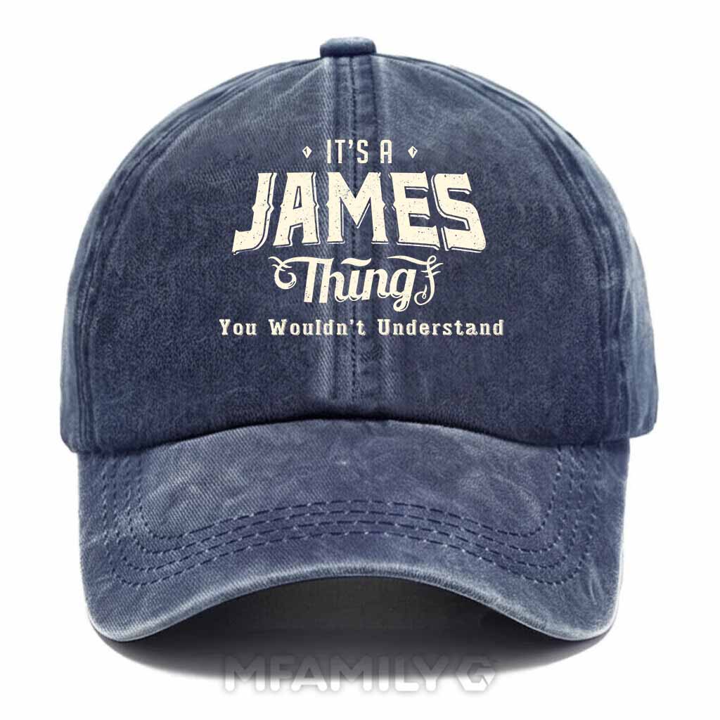 James Thing Washed Baseball Cap