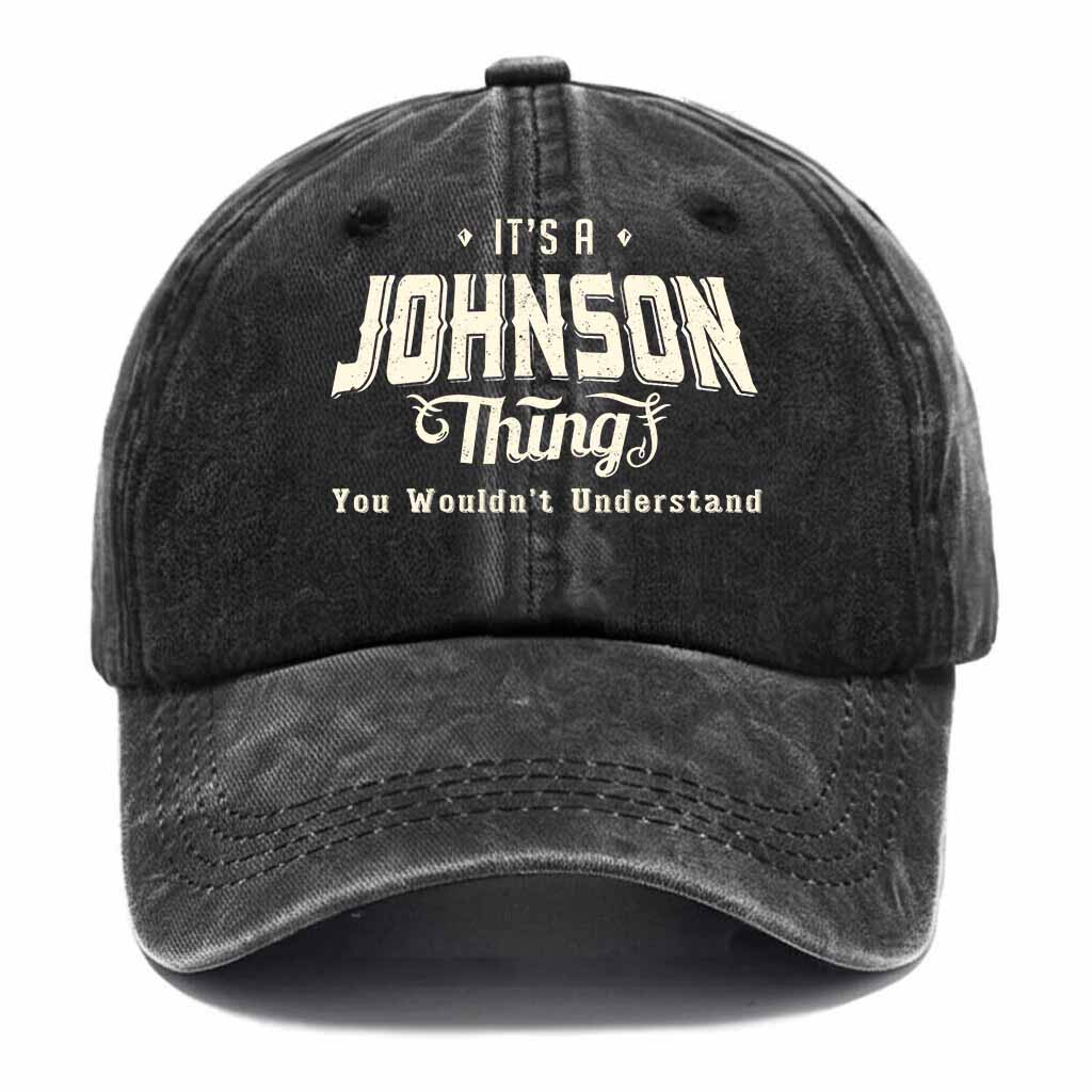 Johnson Thing Washed Baseball Cap