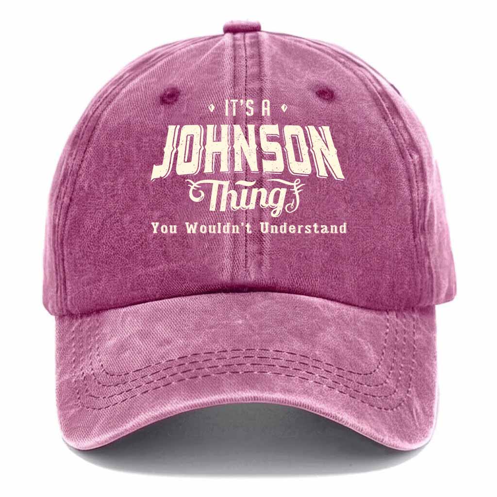 Johnson Thing Washed Baseball Cap