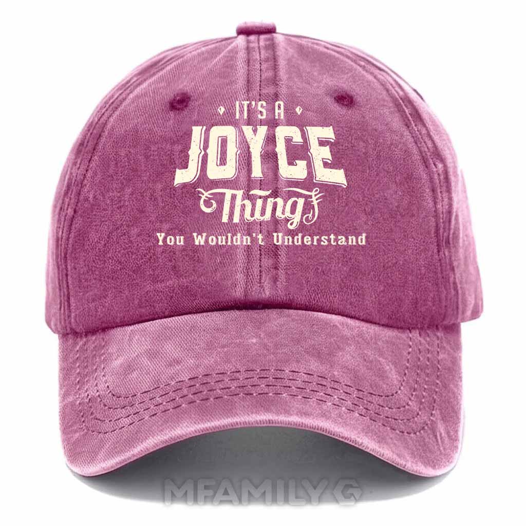 Joyce Thing Washed Baseball Cap