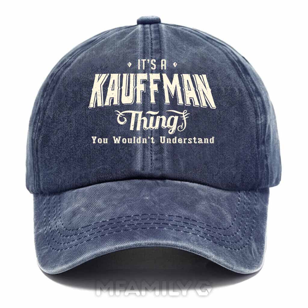 Kauffman Thing Washed Baseball Cap