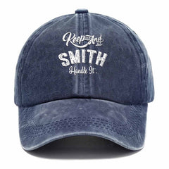 Keep Clam And Let Smith Handle It Washed Baseball Cap