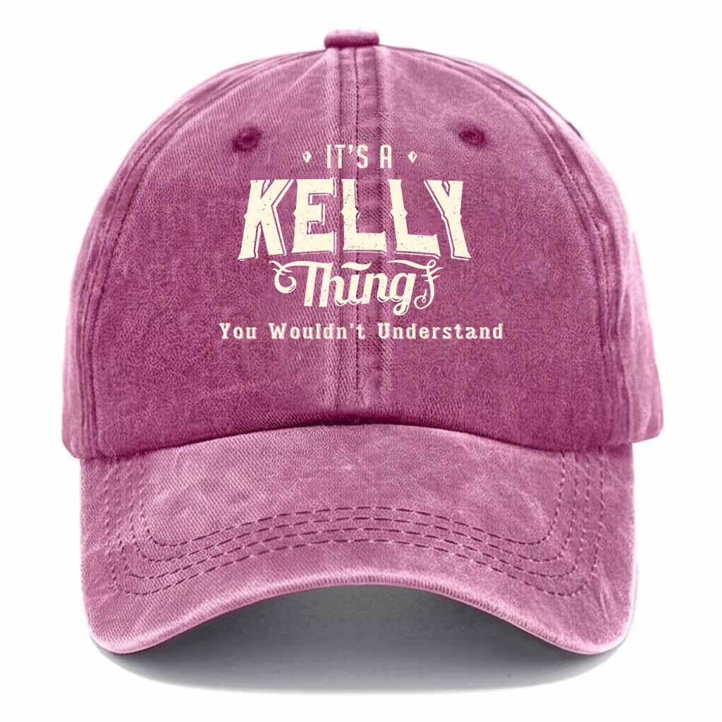 Kelly Thing Washed Baseball Cap