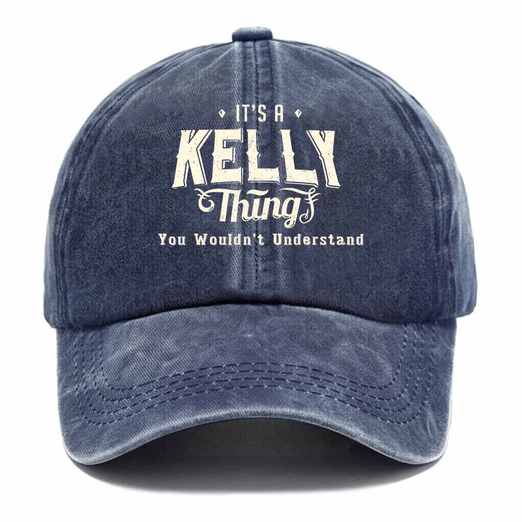 Kelly Thing Washed Baseball Cap