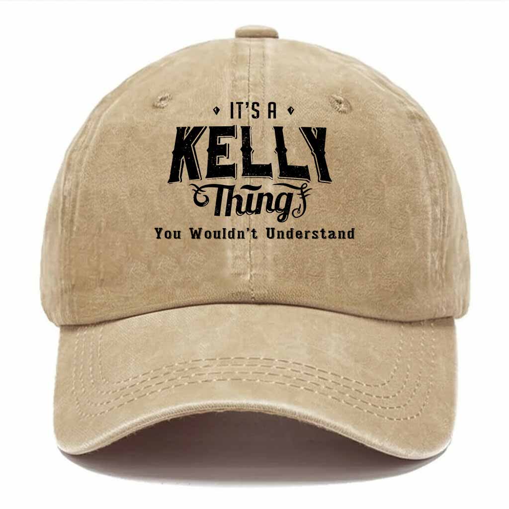 Kelly Thing Washed Baseball Cap