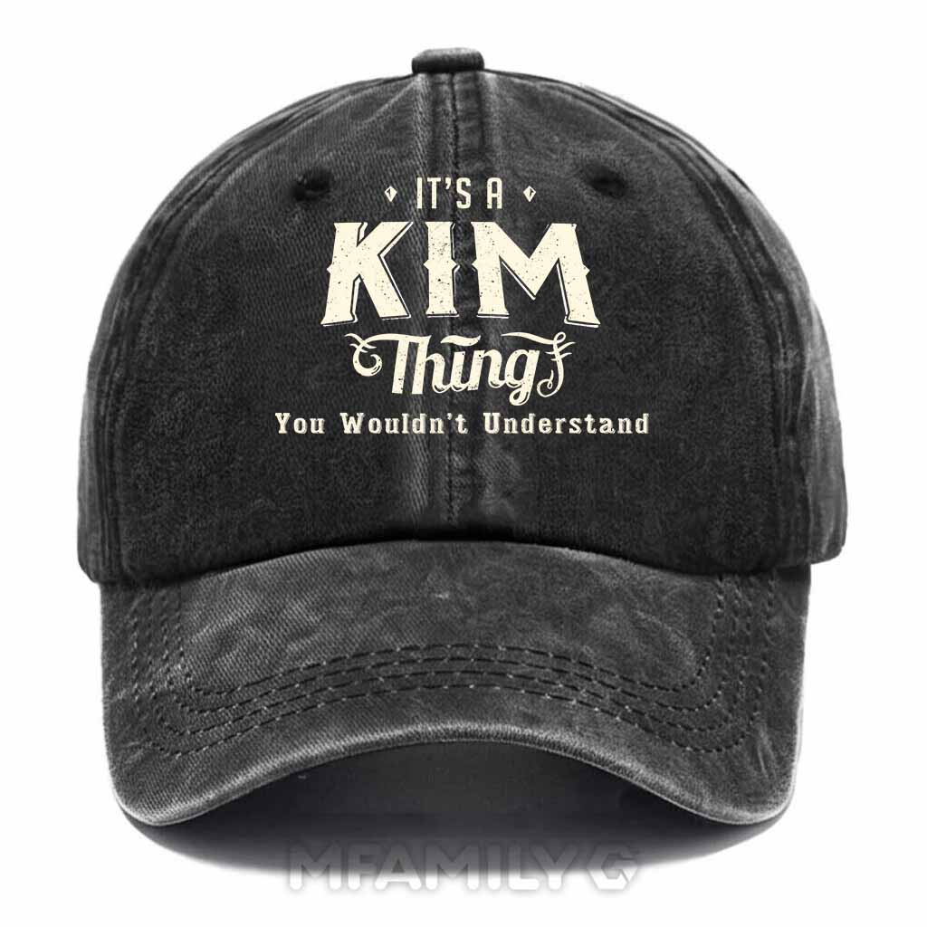 Kim Thing Washed Baseball Cap
