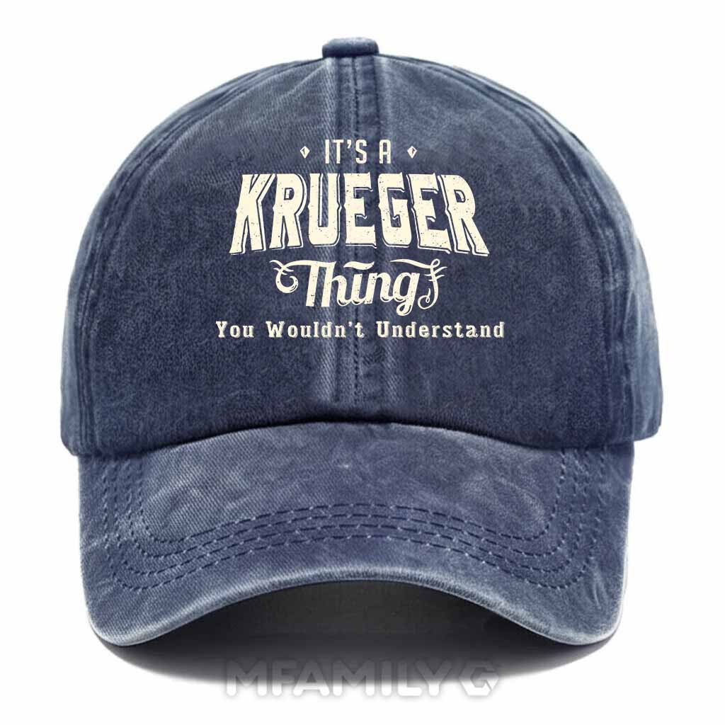 Krueger Thing Washed Baseball Cap