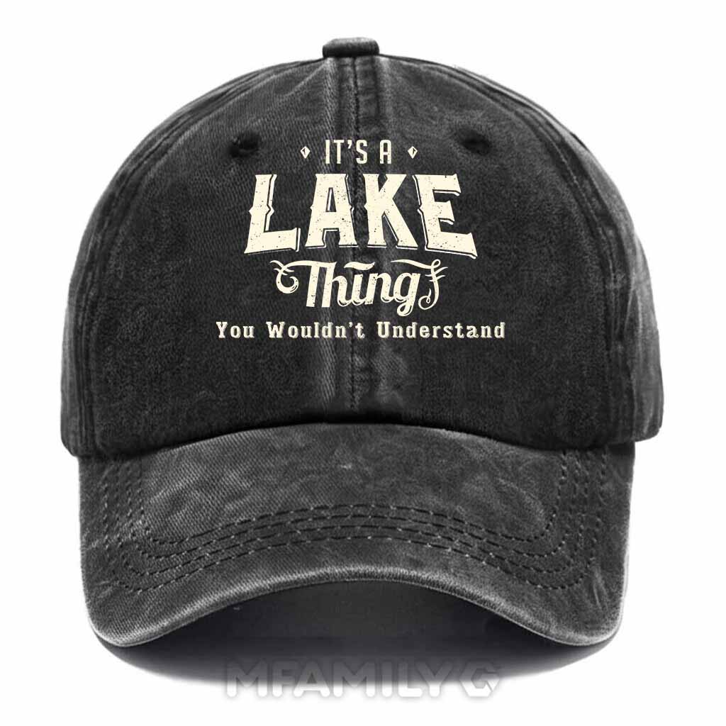 Lake Thing Washed Baseball Cap