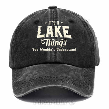 Lake Thing Washed Baseball Cap