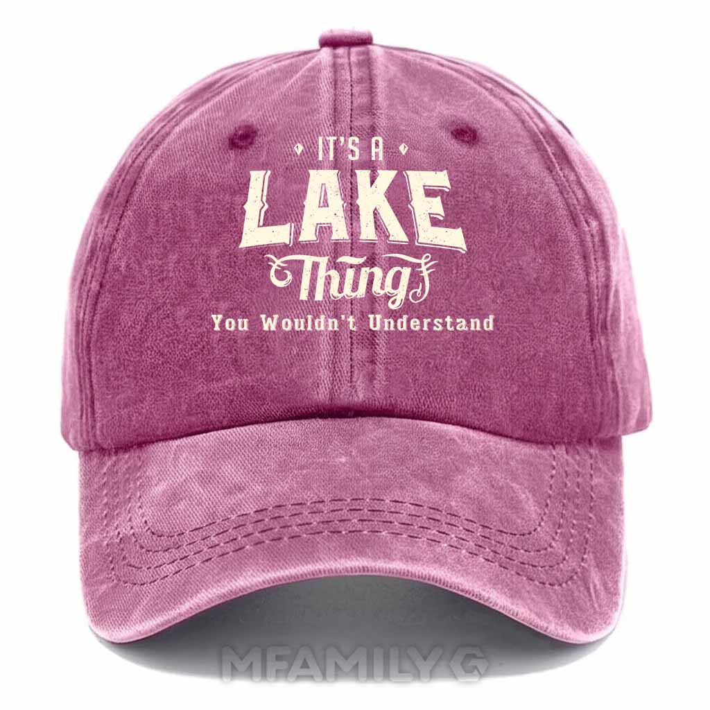 Lake Thing Washed Baseball Cap