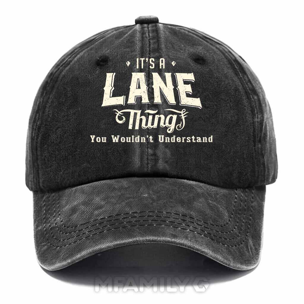 Lane Thing Washed Baseball Cap