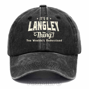 Langley Thing Washed Baseball Cap