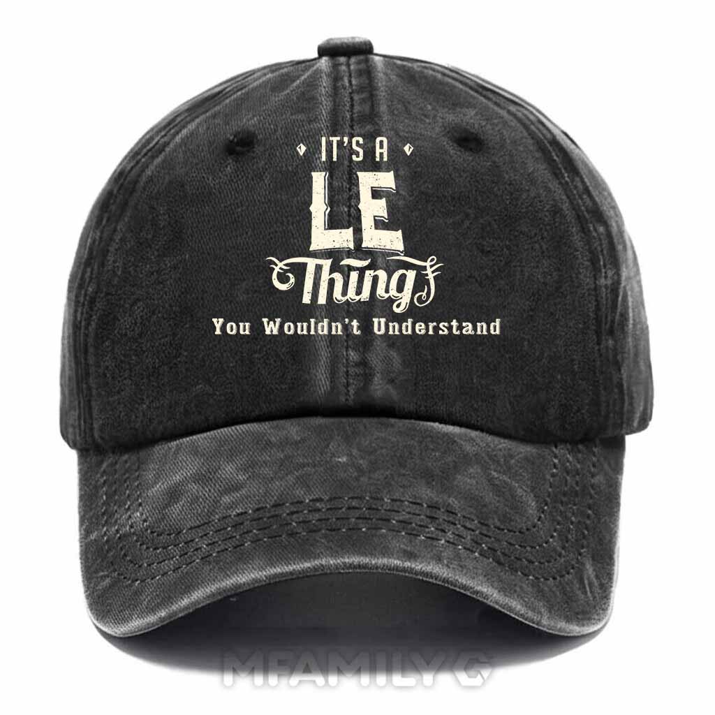 Le Thing Washed Baseball Cap