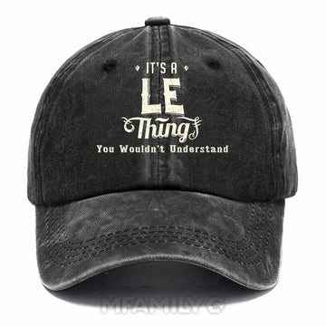 Le Thing Washed Baseball Cap