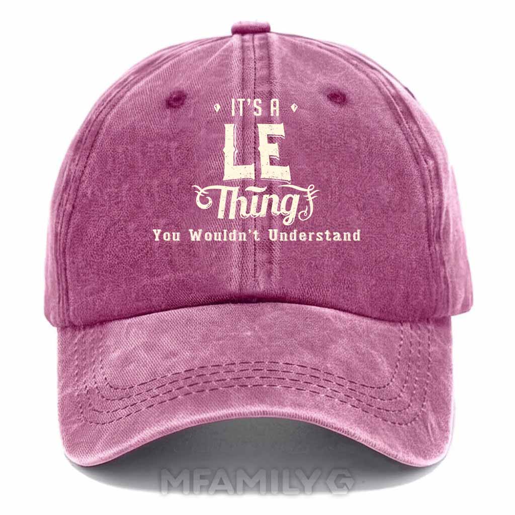 Le Thing Washed Baseball Cap