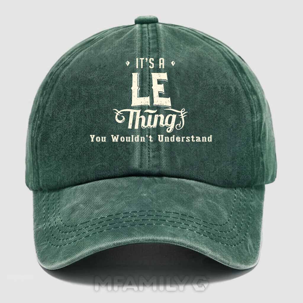 Le Thing Washed Baseball Cap