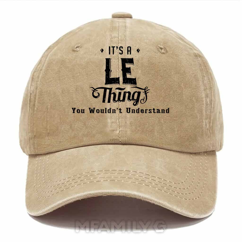 Le Thing Washed Baseball Cap