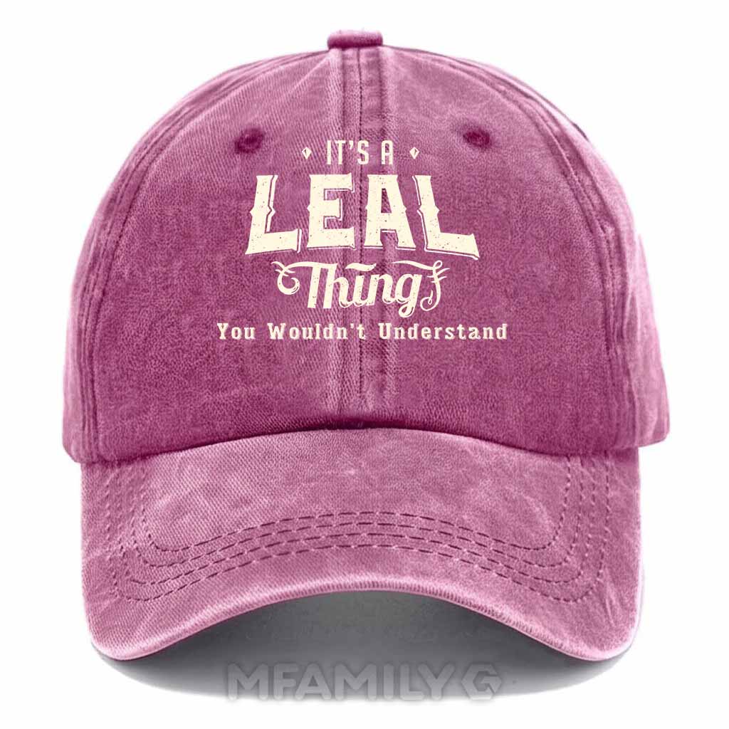 Leal Thing Washed Baseball Cap