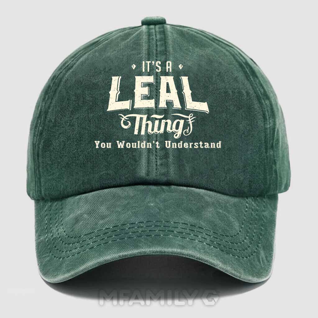 Leal Thing Washed Baseball Cap